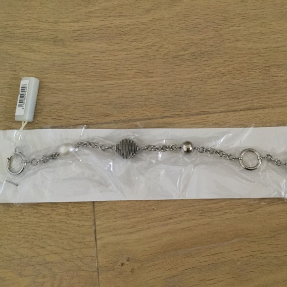 NWT Morellato Birmania Silver & Pearl Bracelet - Picture 3 of 4